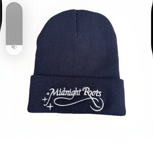 Midnight Roots Beanie Navy Blue One Size